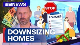 Fewer retirees downsizing homes over economy concerns | 9 News Australia