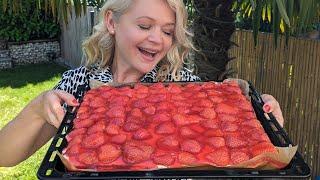 Erdbeerkuchen zum sich Verknallen ️ einfach, lecker und schnell! Blechkuchen Erdbeeren Rezept