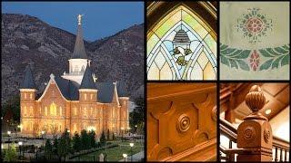 Architectural details of the Provo City Center Temple