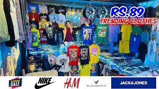 Cheapest tshirt in India Bangladesh से भी सस्ती  Tshirt Wholesale & Retail || KINGS OF CLOSET 