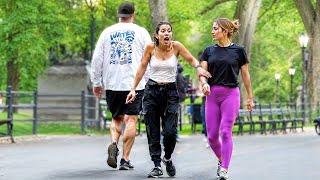 Funny WET Fart Prank in Central Park! TROUBLE in Paradise!