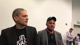 Prison Break Wentworth Miller and Dominic Purcell WonderCon 2017