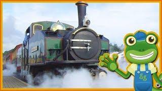 Steam Trains For Children | Gecko's Real Vehicles