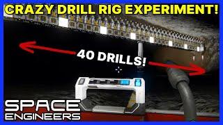 Can THRUSTERS Save This DUMB DRILL RIG IDEA? - Vanilla SPACE ENGINEERS Survival - Ep 12