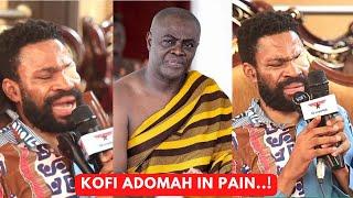 SAD: KOFI ADOMAH IN PAIN,  Kofi Narrates His Eye Incident