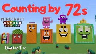 Counting by 72s Song Numberblocks Minecraft | Skip Counting by 72s | Math Songs for Kids