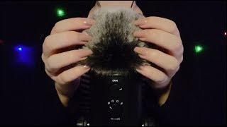 ASMR - Microphone Scratching With Fluffy Windscreen [No Talking]