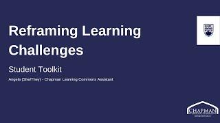 Reframing Learning Challenges