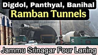 Ramban Tunnels | Digdol Panthyal Banihal | Ramban Banihal Road | Jammu Srinagar Highway | Bridge