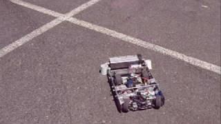 hobbyweight fighting robot first test