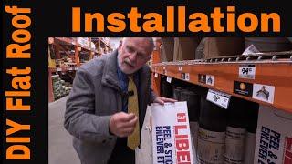 How to Install a RUBBER FLAT ROOF, Cheap, Easy, DIY- Carport, Shed, Porch, Garage - Easy, Fast