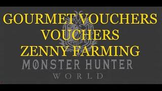 How to Get Gourmet Vouchers, Vouchers and Zenny (Easy Farming Method) Monster Hunter World: Iceborne