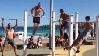 Muscle Up Capital of the World | Bondi Beach Bar Gym