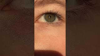 My eyes in the light vs. my eyes in the sun!️ #beauty #eyes