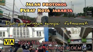 MOTOVLOG Jalan Pusat Kota JAKARTA Dari Ujung Utara sampai Ujung Selatan