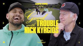 NICK KYRGIOS vs JOHN MCENROE | The Bad Boys of Tennis Stir Up GOOD TROUBLE on the Wimbledon Grounds