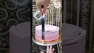 Chocolate Moist Birthday Cake with Flowers #chocolatecake