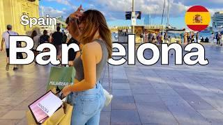 Fall in BARCELONA  walking city tour | SPAIN | 4K HDR 60fps