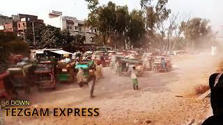 ZCU 20 DUST STORM|TEZGAM EXPRESS |SKIPPING KAMONKI RAILWAY STATION |RAILLION VLOGS |RAILWAY PAKISTAN