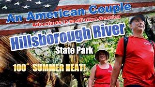 An American Couple battle the summer heat at the Hillsborough River State Park