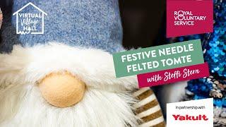 Festive Needle Felted Little Gnome (Tomte) with Steffi Stern 