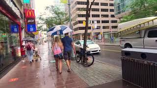 Walking through Canada’s capital. Ottawa downtown. 4K.