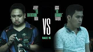 MARBOYS BILLIARDS Jefrey 'THE DEATHSTROKE' Roda vs Assis 'ADO' Tadique - Race 15 - 10 Balls - Even