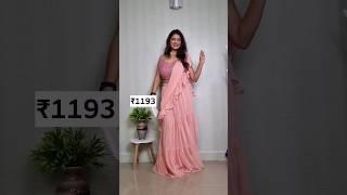 Ready to wear saree under 1500 #readytowearsaree  #farewellsaree #youtubeshorts #mansilovesfashion