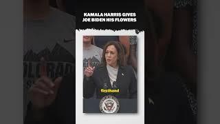 Kamala Harris accepts Joe Bidens endorsement and praises the president