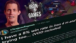 SHE HAS AN 8% WINRATE IN IRON 4, SO I CASTED HER GAMES | CaptainFlowers