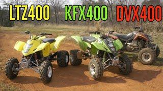 What's the Difference Between the LTZ400 VS DVX400 VS KFX400