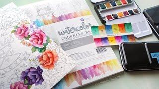 New Watercolor Pan Sets from Prima & Coloring Book Review