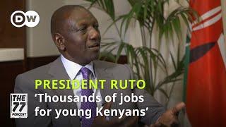 President Ruto: Kenyan protests were ignited by "fake news"│DW The 77 Percent