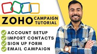 Zoho Campaign Tutorial In Hindi | How To Use Zoho Campaigns | Zoho Email Marketing For Beginners