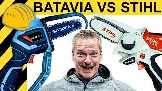 KLEINSTE KETTENSÄGEN DUELL - STIHL vs BATAVIA | WERKZEUG NEWS #54