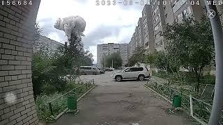 Взрыв в Сергиевом Посаде / Видео с камеры наблюдения / Московская область