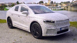 New ŠKODA ENYAQ Coupe 2022 - FIRST LOOK teaser, technical details & RANGE