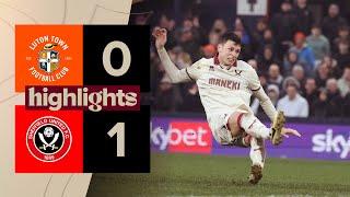 Luton Town 0-1 Sheffield United | EFL Championship highlights