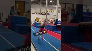 This Young Gymnast KILLED This  #shorts