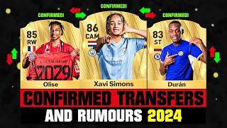 FIFA 25 | NEW CONFIRMED TRANSFERS & RUMOURS!  ft. Xavi Simons, Olise, Jhon Duran... etc