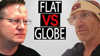 DEBATE: Flat Vs Globe | Kevin & Josh Vs @MCToon  & Robert