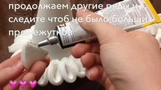 DIY от Лады ДИ.новогодняя елочка из ватных дисков