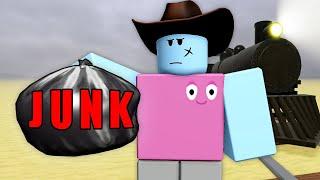 Can I beat Dead Rails ONLY Using JUNK?!? (Roblox)