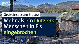 Rettungsaktion: Großeinsatz am Eibsee  | BR24