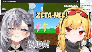 Zeta flirting Kaela | Loli Kaela l Zeta step on Kaela | Zeta slamming desk and etc