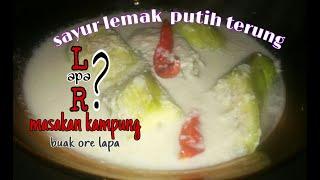 SAYUR LEMAK PUTIH TERUNG l MASAK CARA KAMPUNG