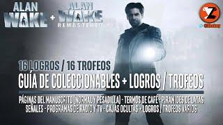 Alan Wake / Remastered: Guía de Coleccionables (Páginas, Termos, Programas, Cajas, Señales, Latas)