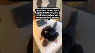 How to crack your back LIKE A PRO (SAFELY AT HOME)