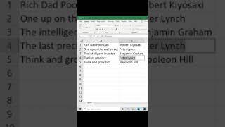 How to use Auto complete option on MS Excel #shorts