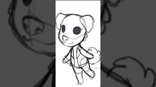 Drawing PETS as Animal Crossing Villagers! #Shorts